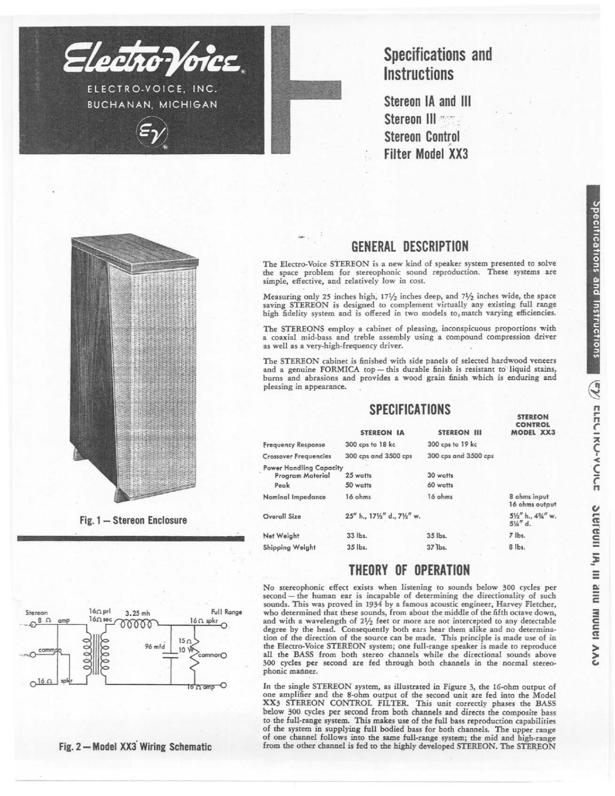 Electro-Voice XX3 User Manual