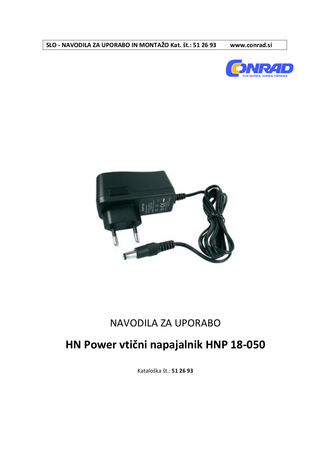 HN Power HNP 18‐050 Operation Manual