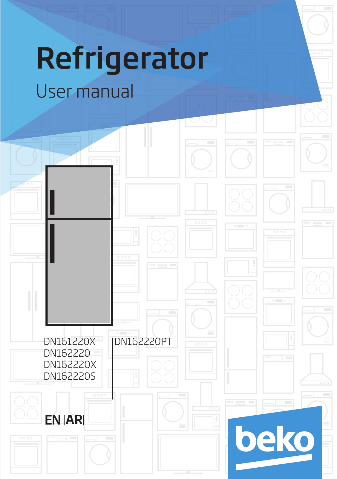 Beko DN161220X, DN162220, DN162220X, DN162220S, DN162220PT User manual