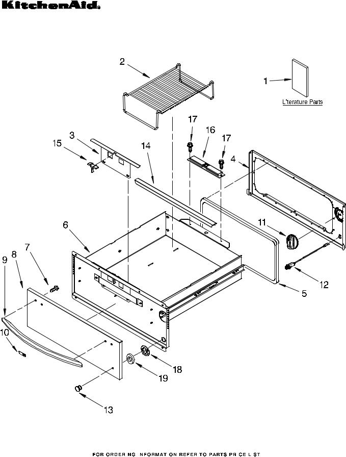 KitchenAid KEWS105SSS02 Parts List