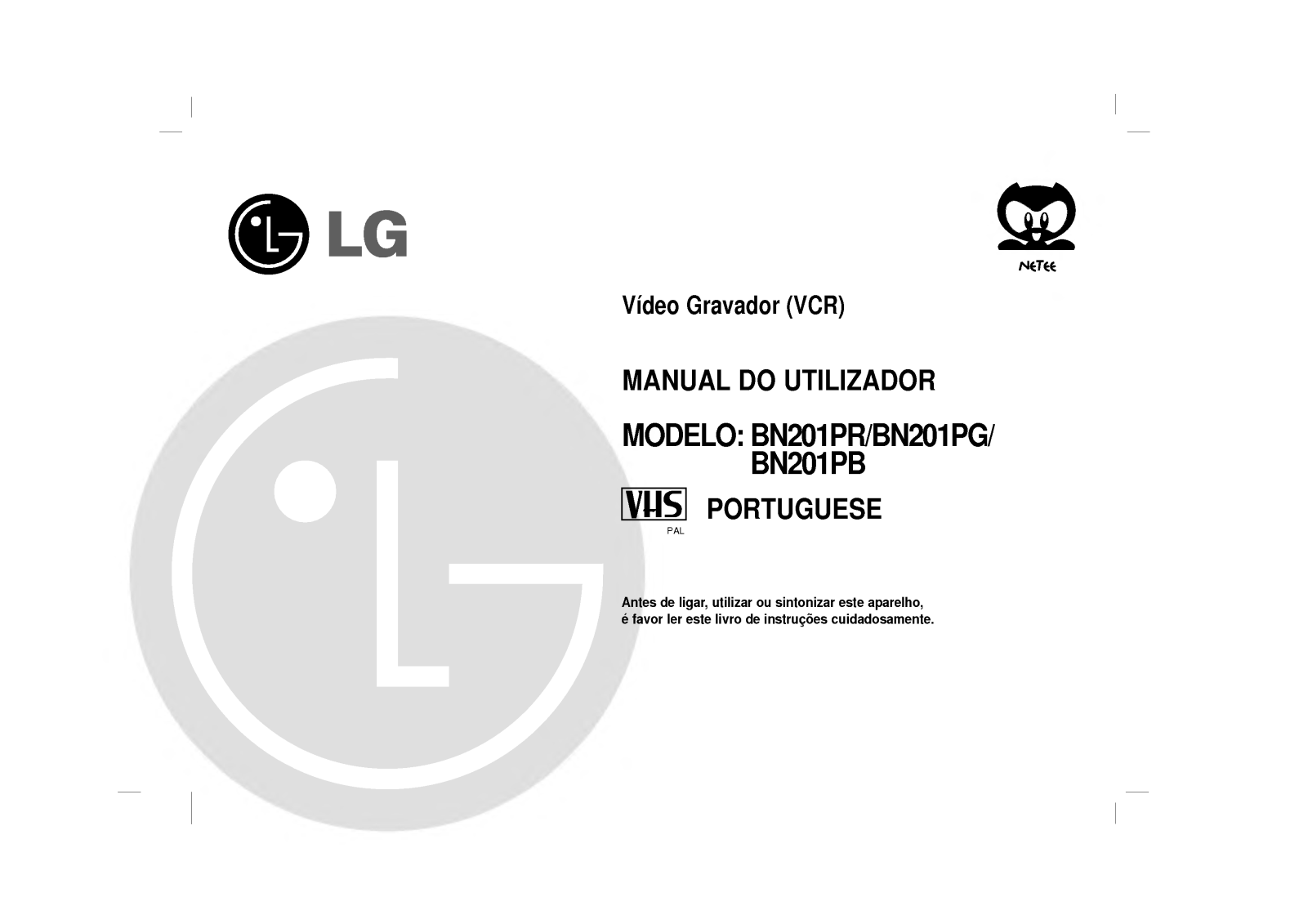 Lg BN201PR, BN201PG, BN210PB User Manual