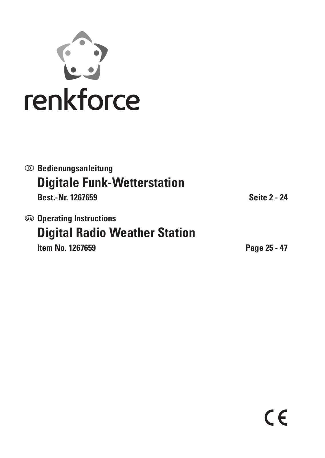 Renkforce E0303H2TPR User guide