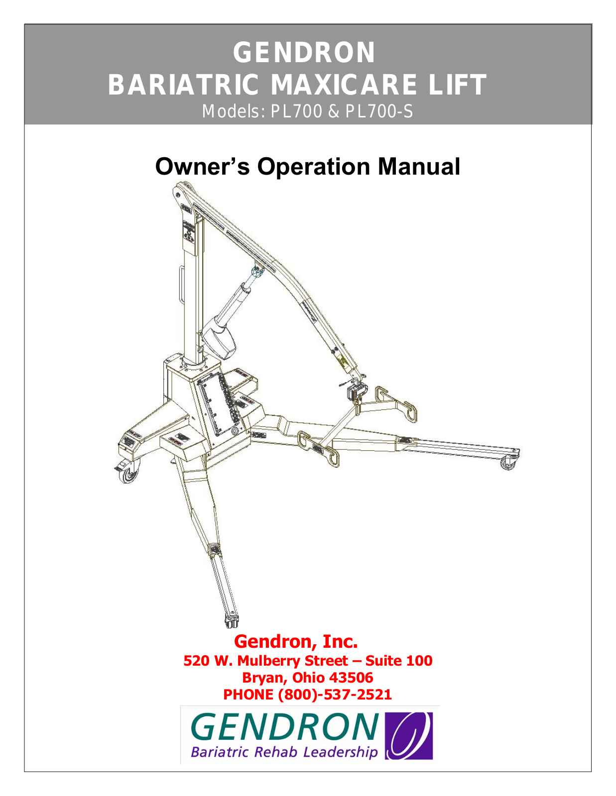 Gendron PL700, PL700-S User Manual - ManualMachine.com