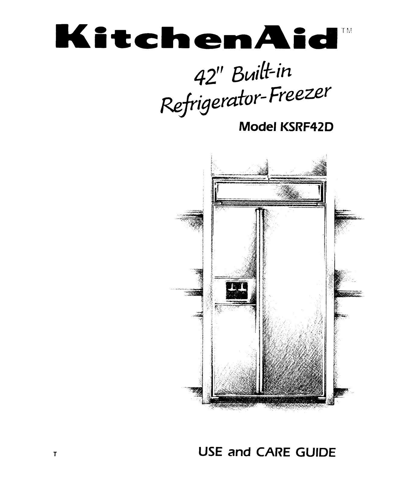 KitchenAid KSRF42D Owner's Manual