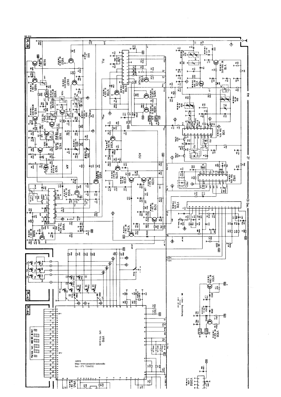 BLAUPUNKT SQR22 GRANADA Service Manual