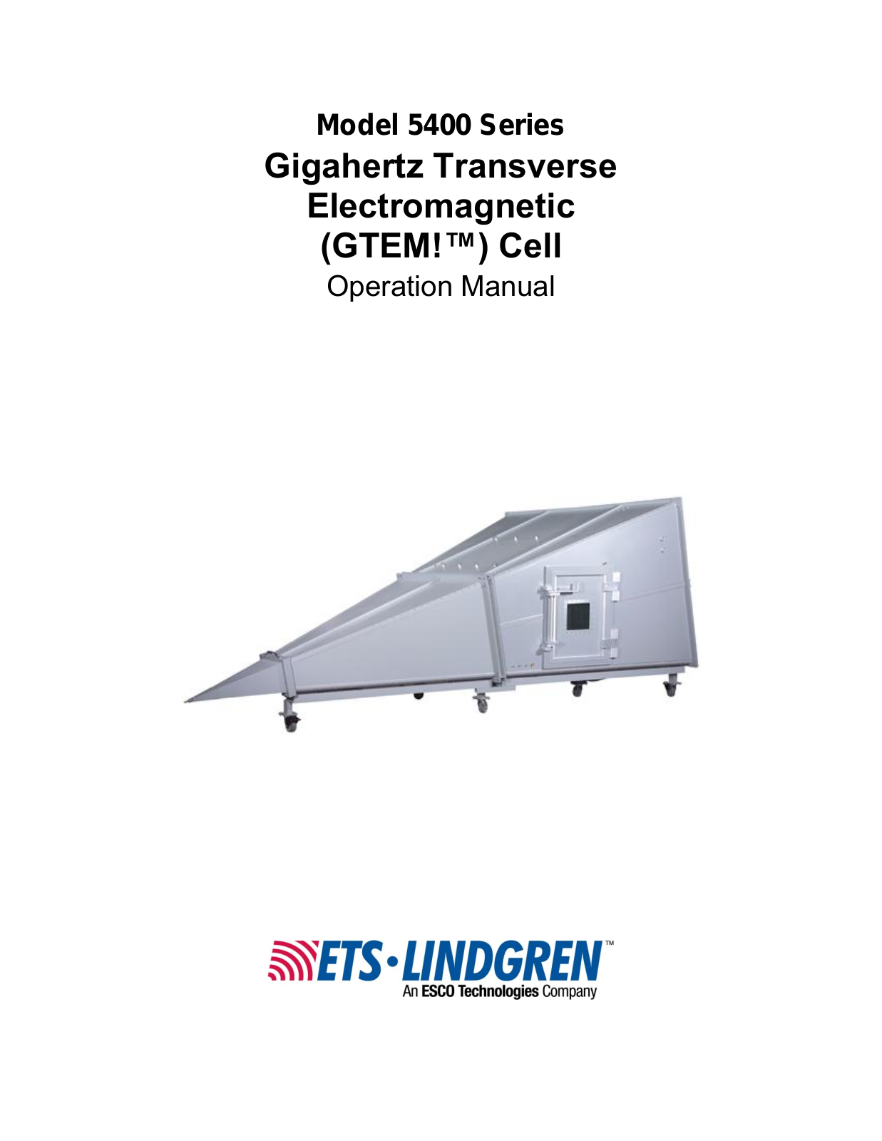 ETS-Lindgren 5411 User Manual