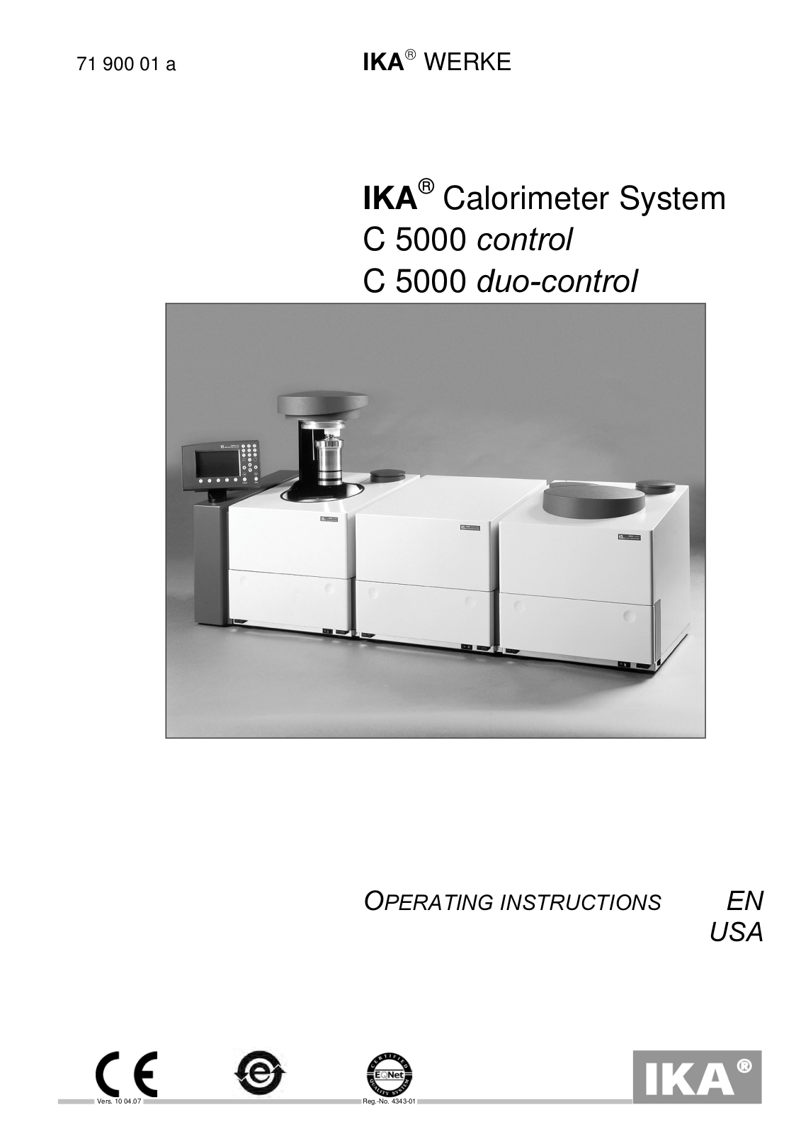 IKA C 5000 User Manual