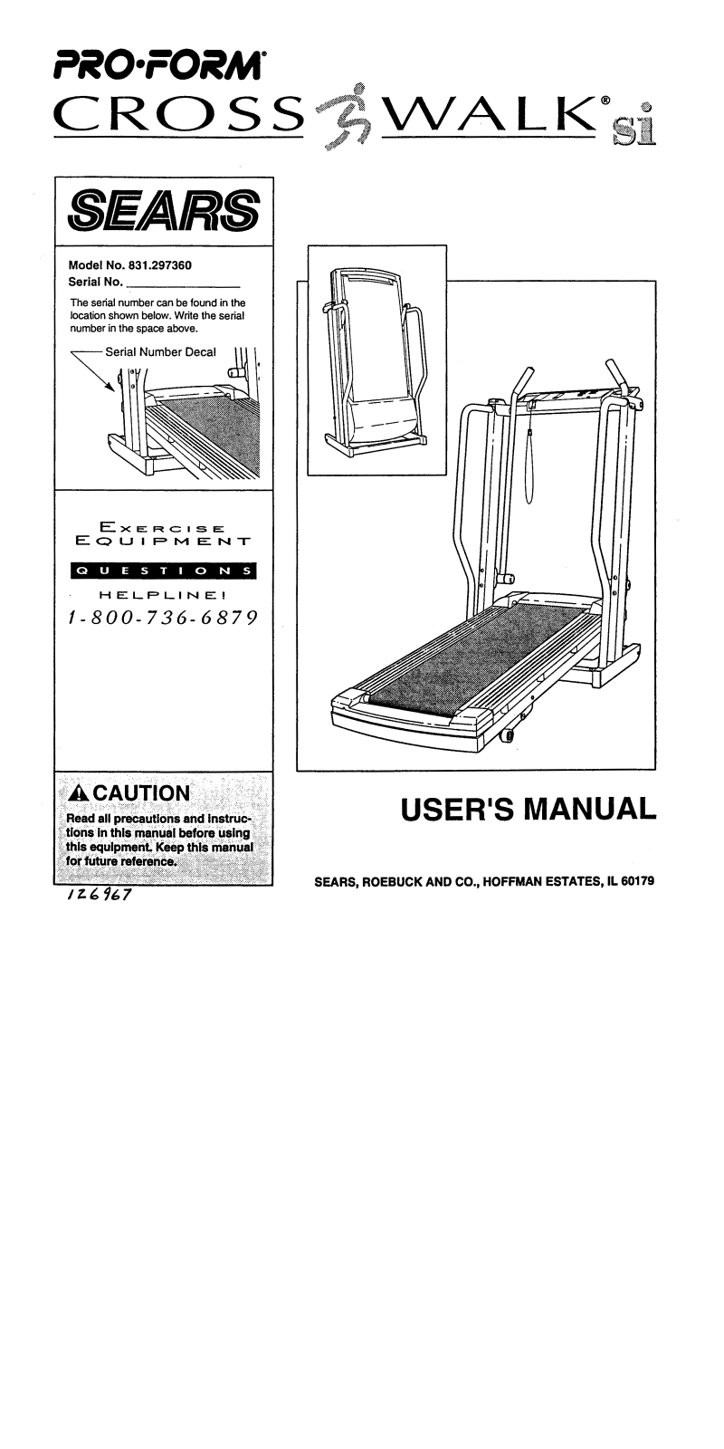 ProForm 297360 User Manual