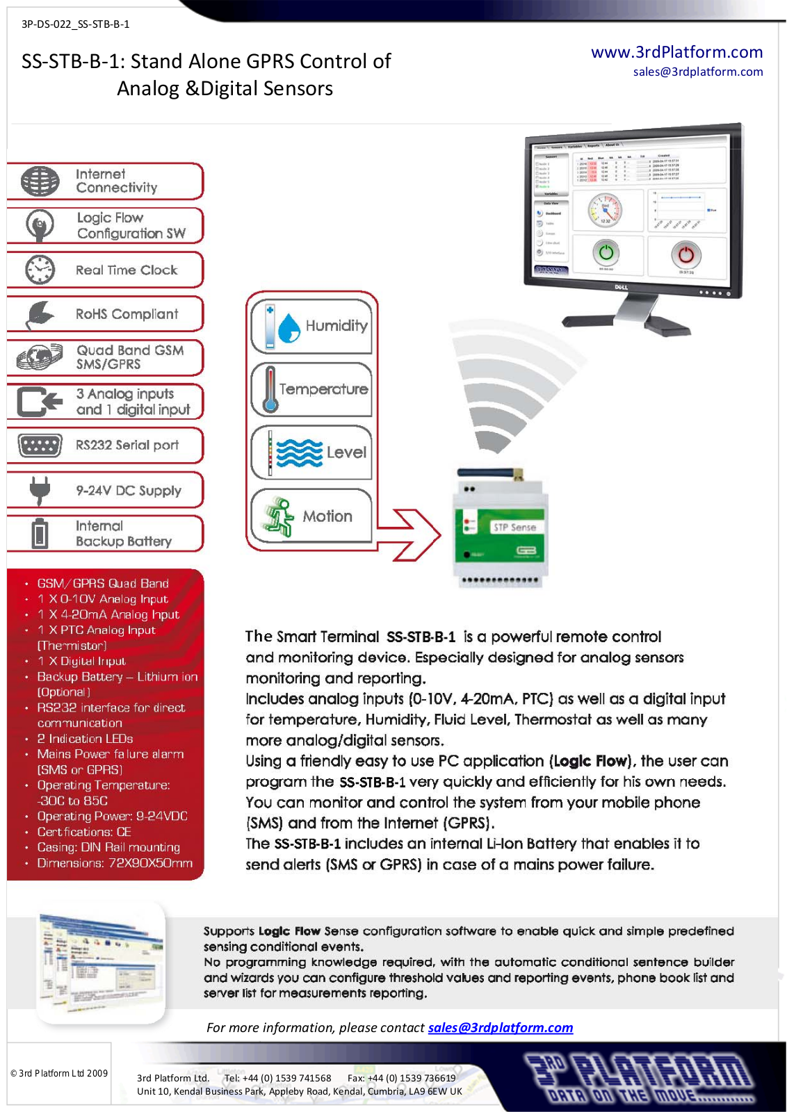 3RD SS-STB-B-1 User Manual