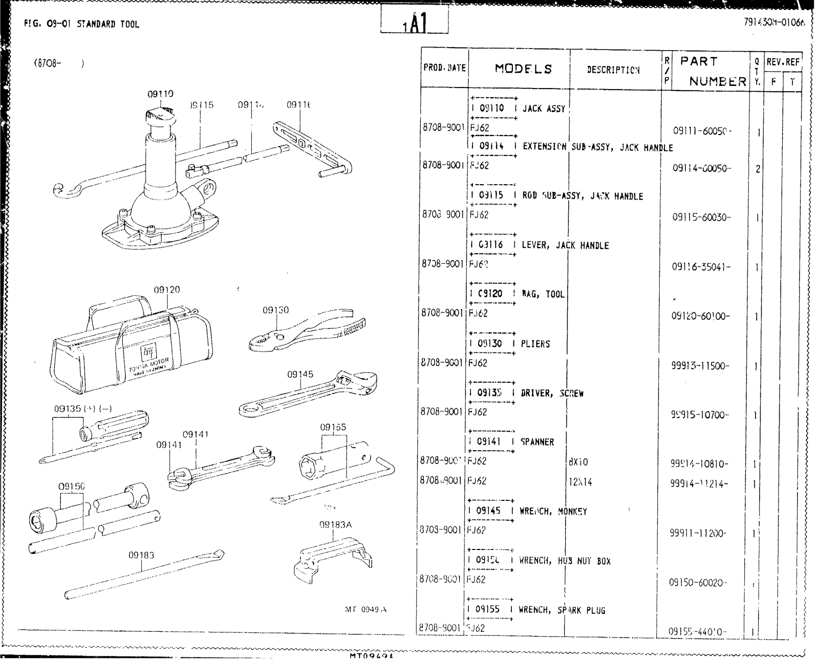 Toyota FJ62 1990, FJ62 1989, FJ62 1987, FJ62 1988 User Manual