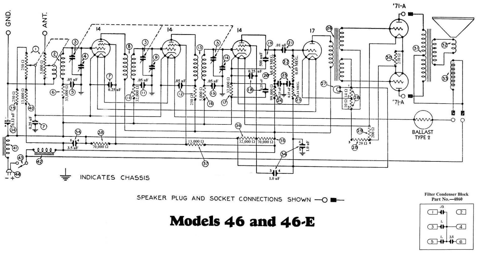 Philco 46 schematic