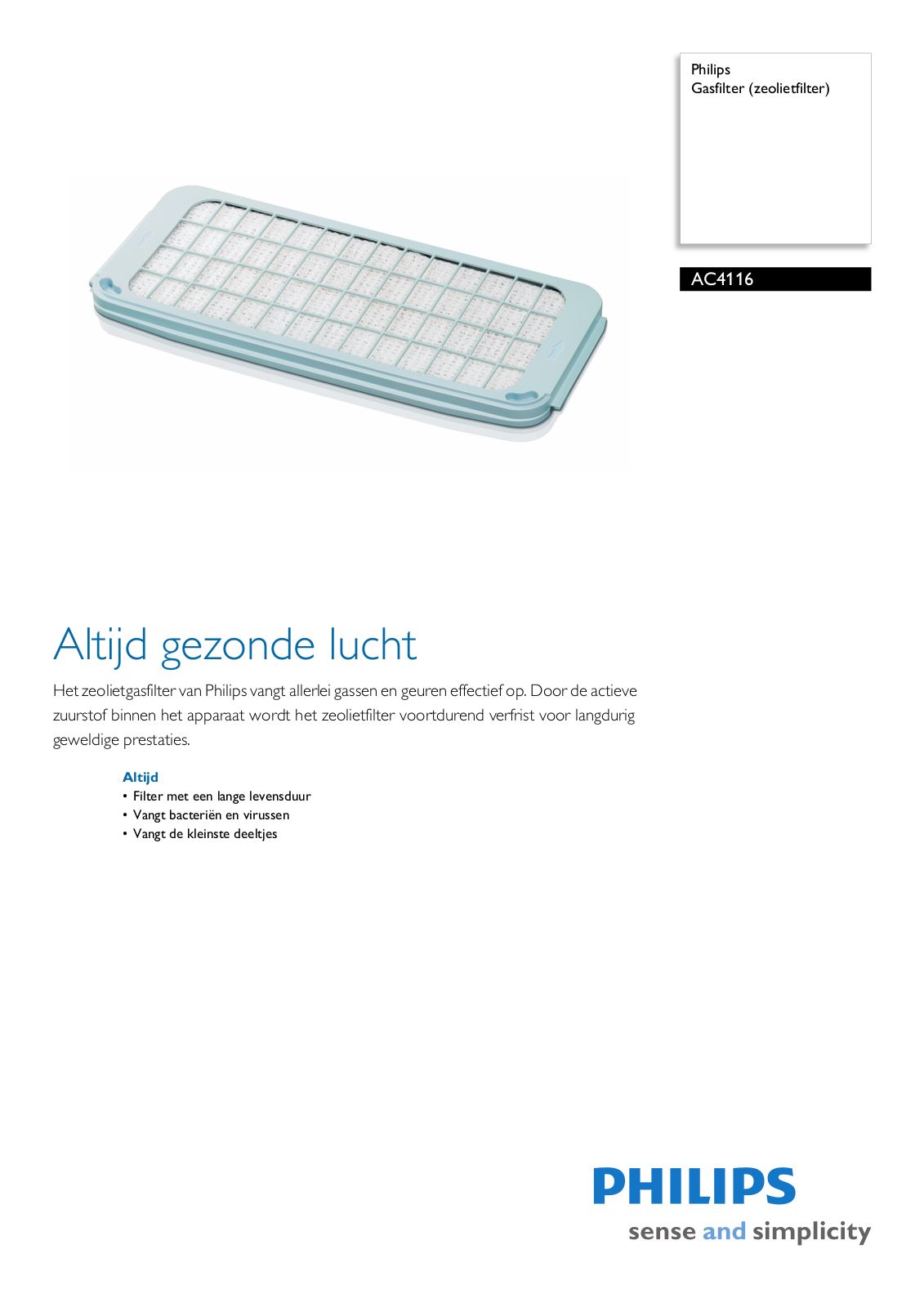 Philips AC4116/00 Leaflet - ManualMachine.com