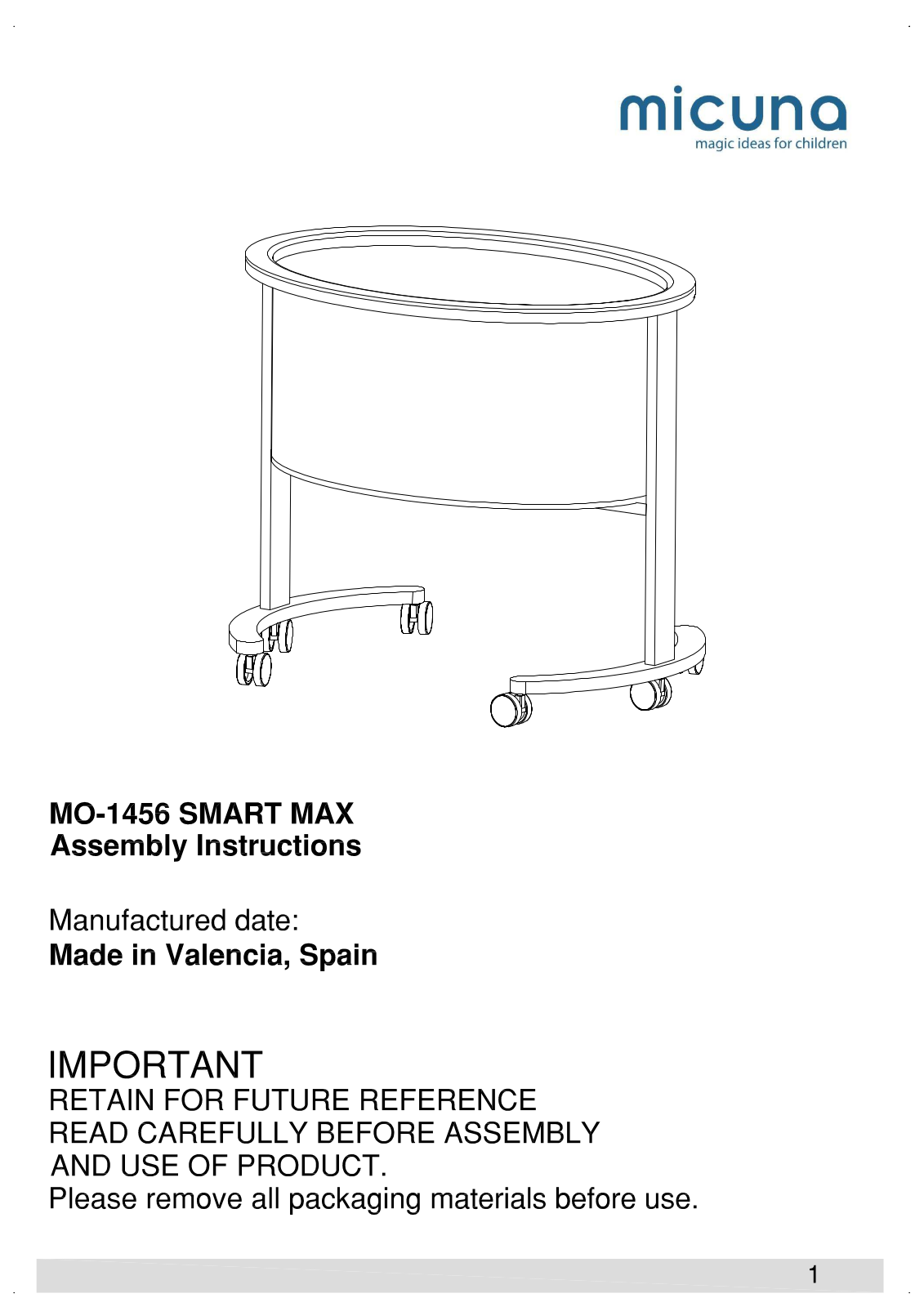 Micuna MCUA1007 Owner Manual - ManualMachine.com