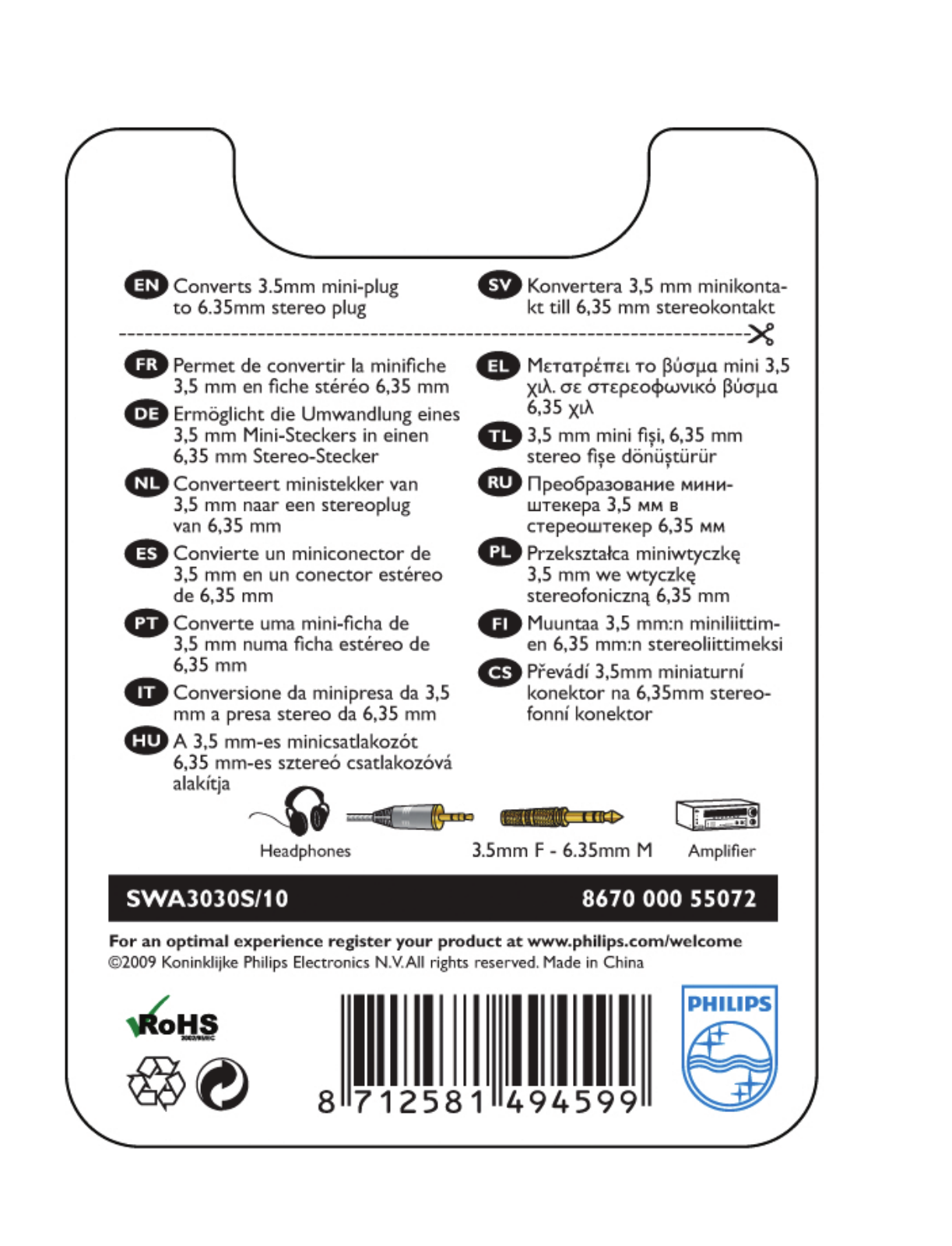 Philips SWA3030S User Manual