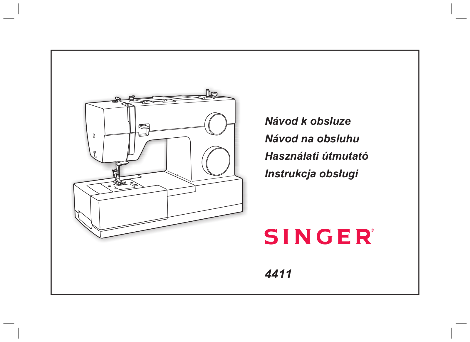 Singer SMC 4411-00 User Manual