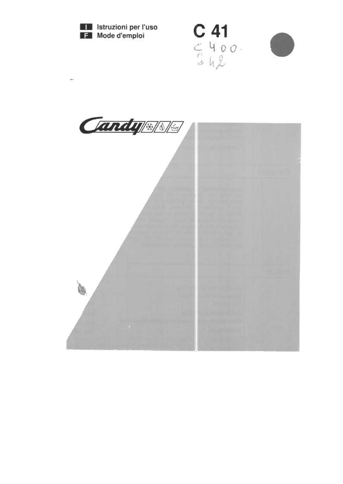 CANDY C400 User Manual