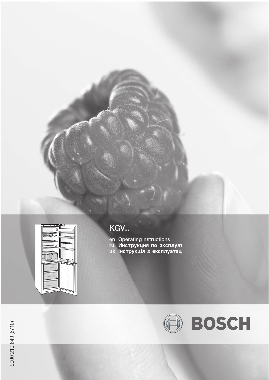 Bosch KGV 39 X25 User manual