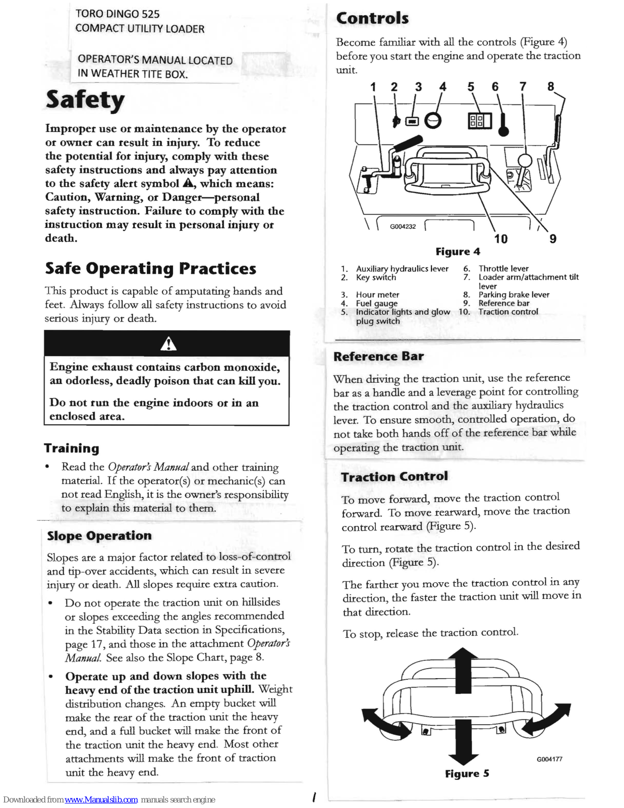 Toro DINGO 525 Safety Instruction - ManualMachine.com
