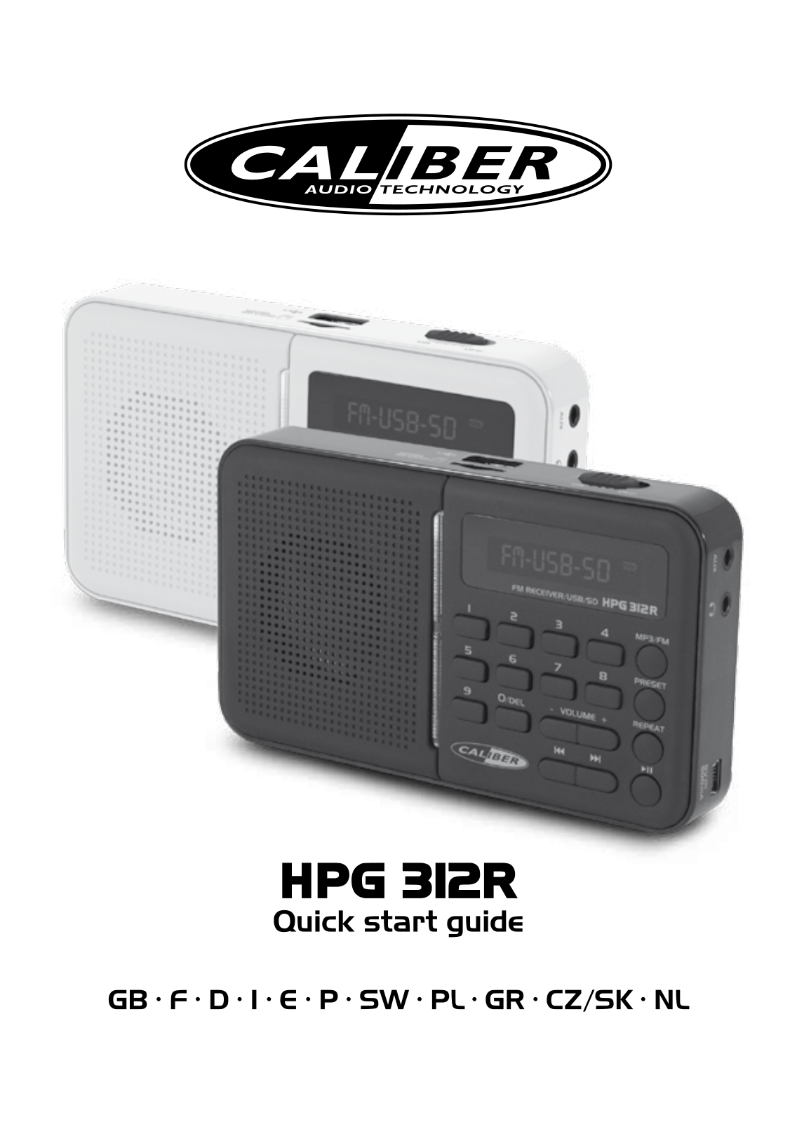 Caliber Audio Technology HPG312R Quick Start Guide