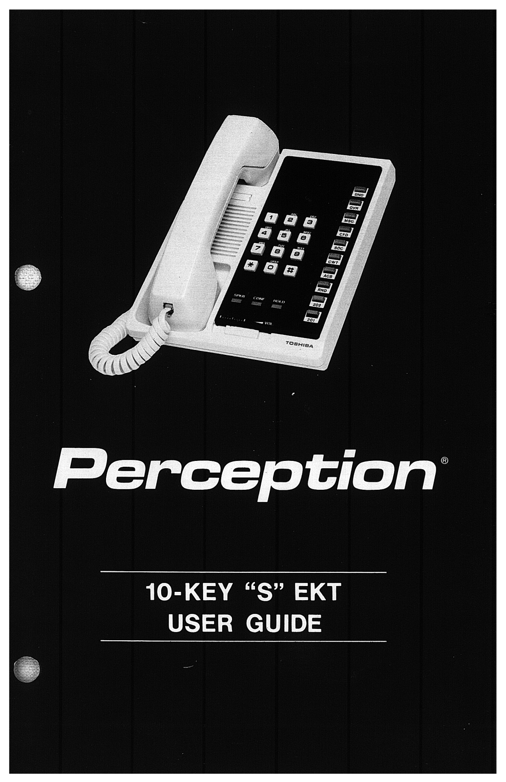 Toshiba Perception 10 Key S EKT User Guide