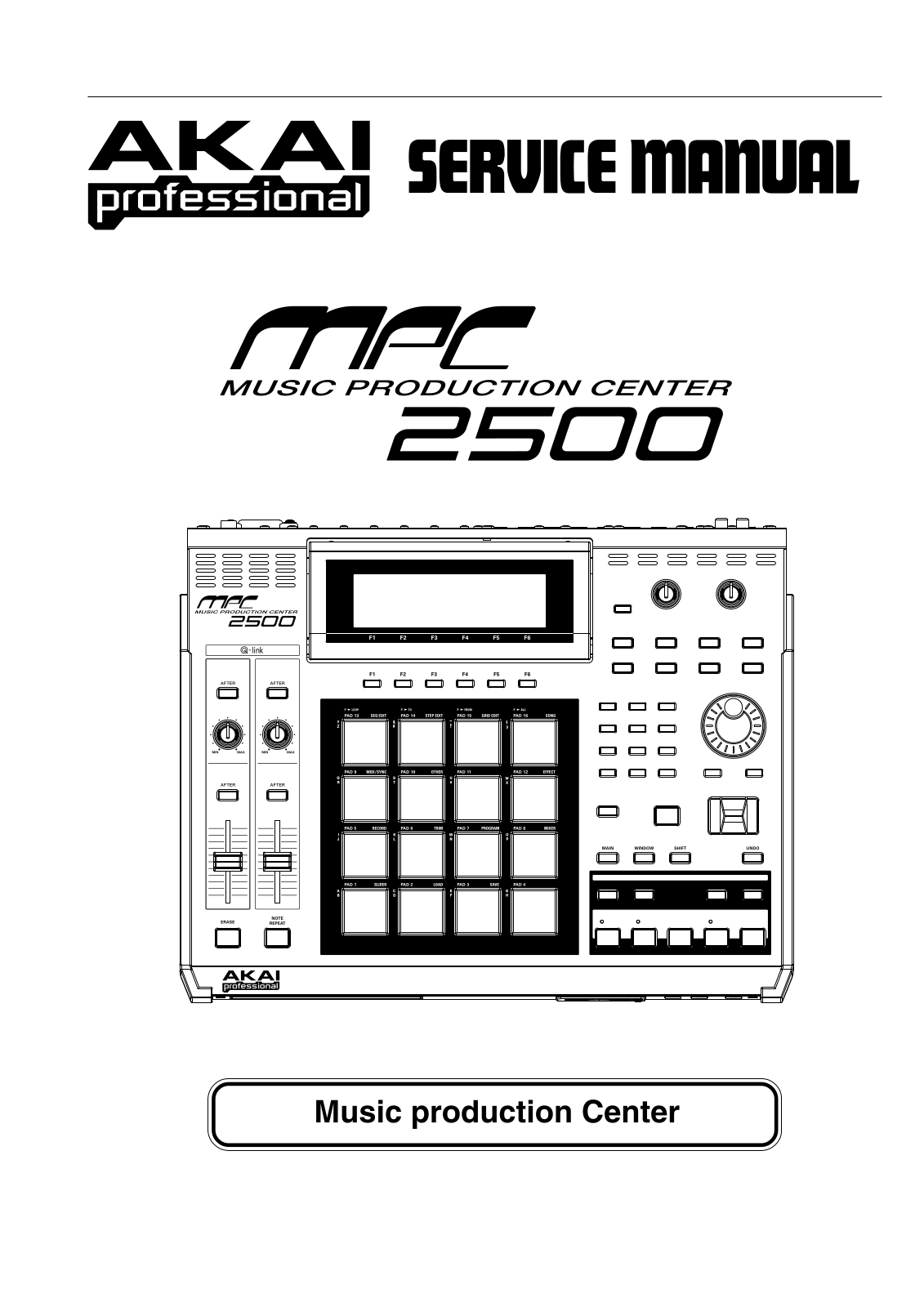 Akai MPC-2500 Service Manual