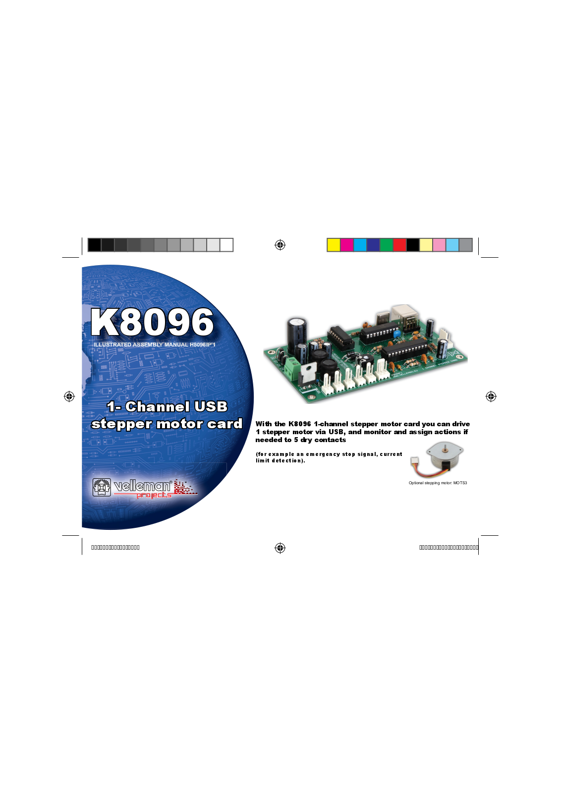 Velleman K8096 Assembly instructions