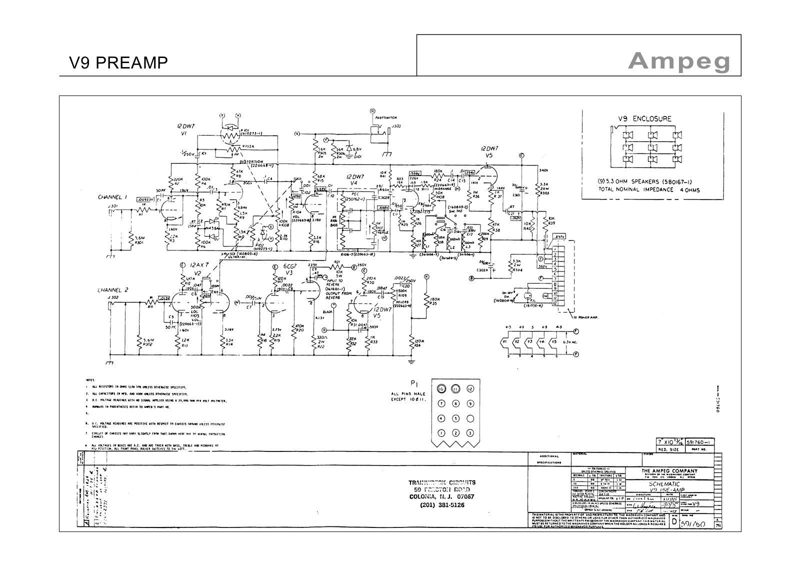 AMPEG V9 Service Manual