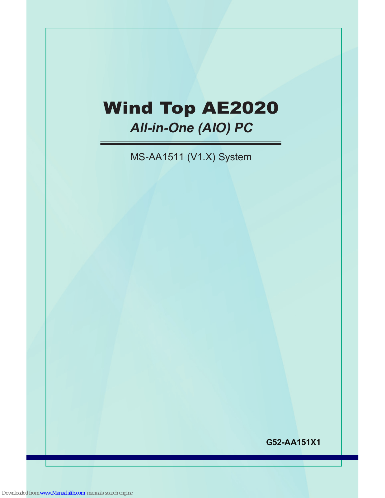 MSI Wind Top AE2020, MS-AA1511 Software Manual