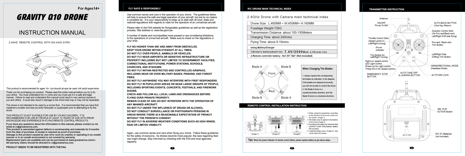 SHANTOU 482016029 Q10 User Manual