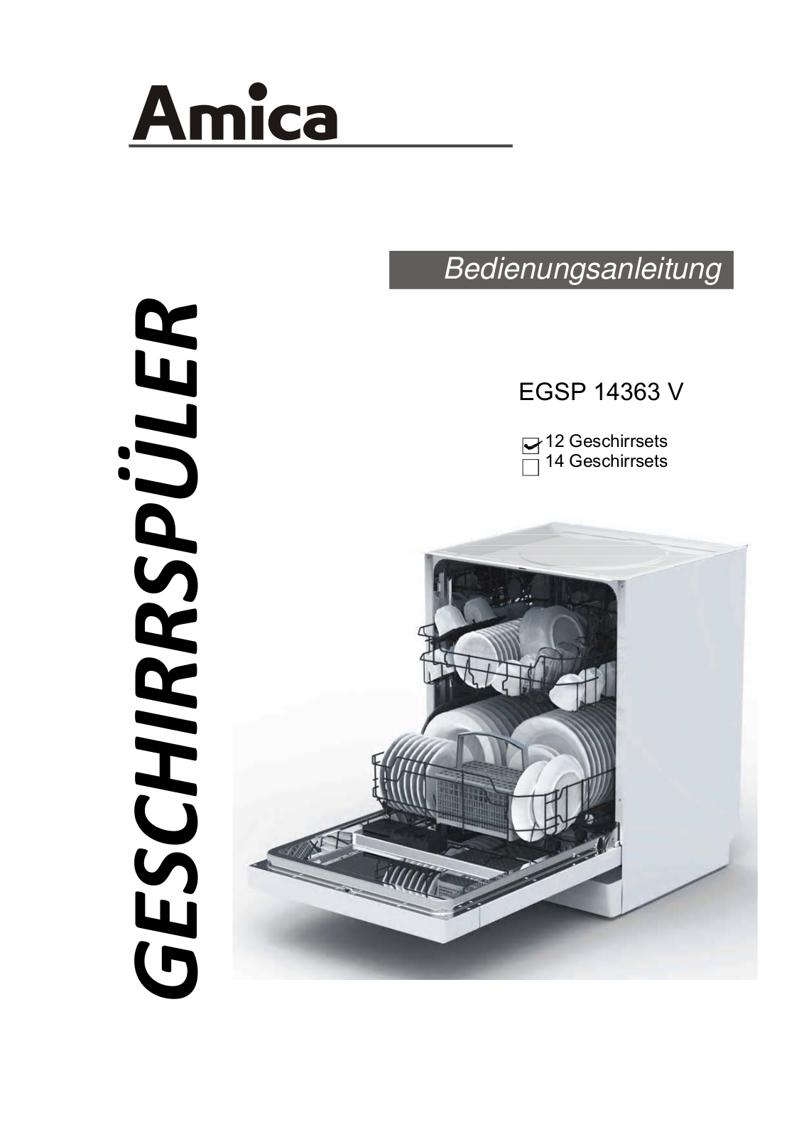 Amica EGSP 14363 V User Manual