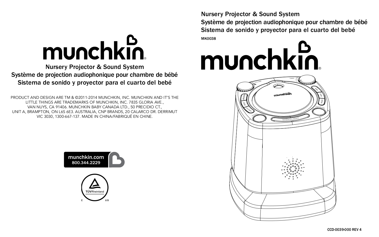 Munchkin MK0038 User Manual