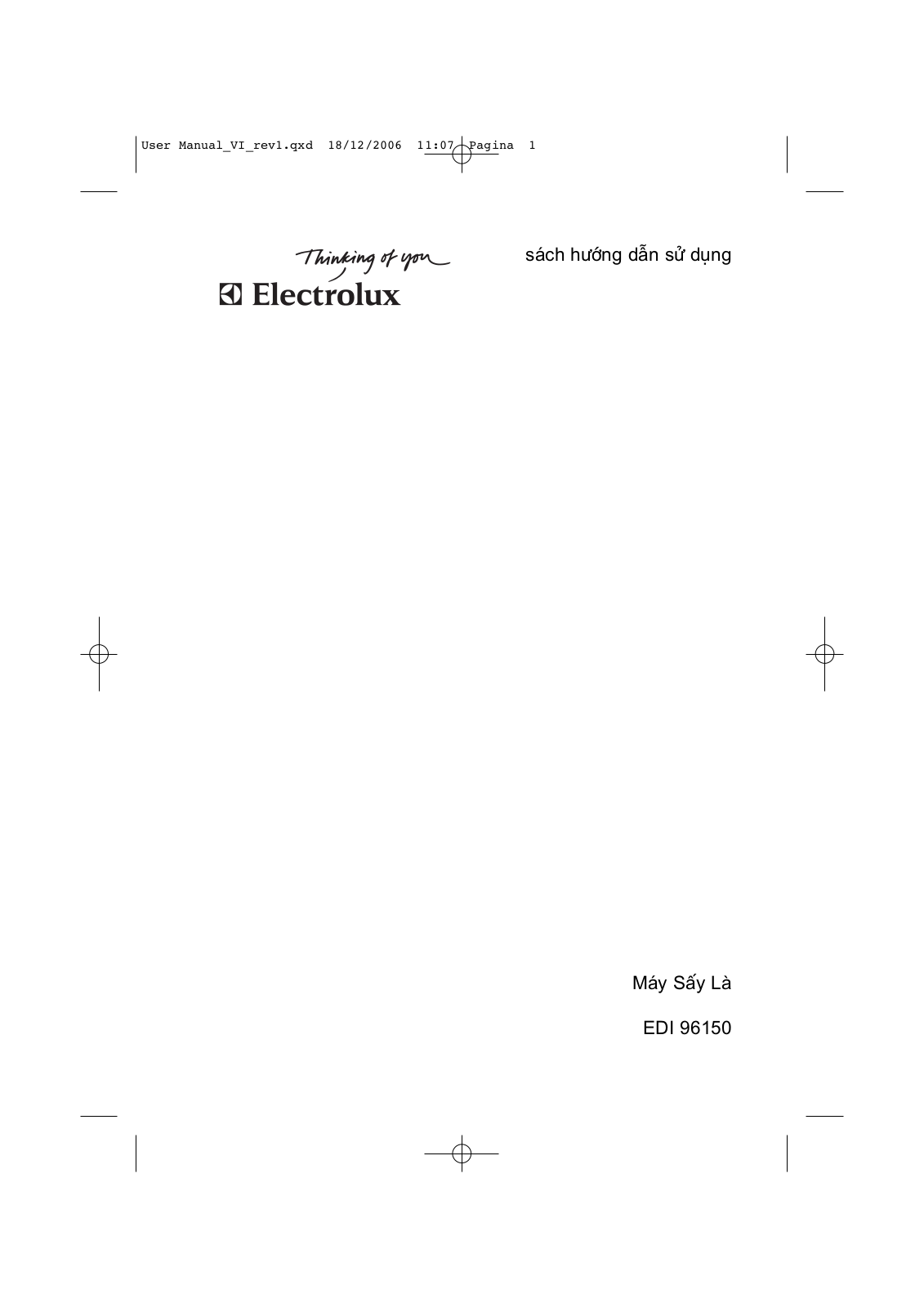 AEG EDI 96150 User Manual