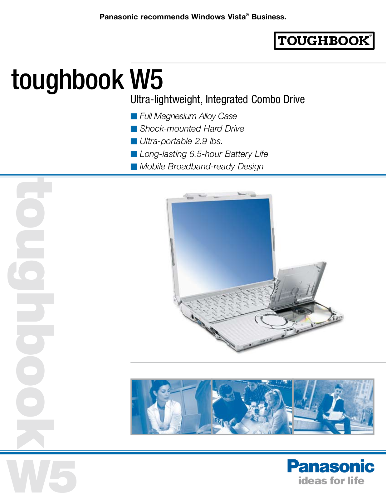 Panasonic Toughbook W5 User Manual