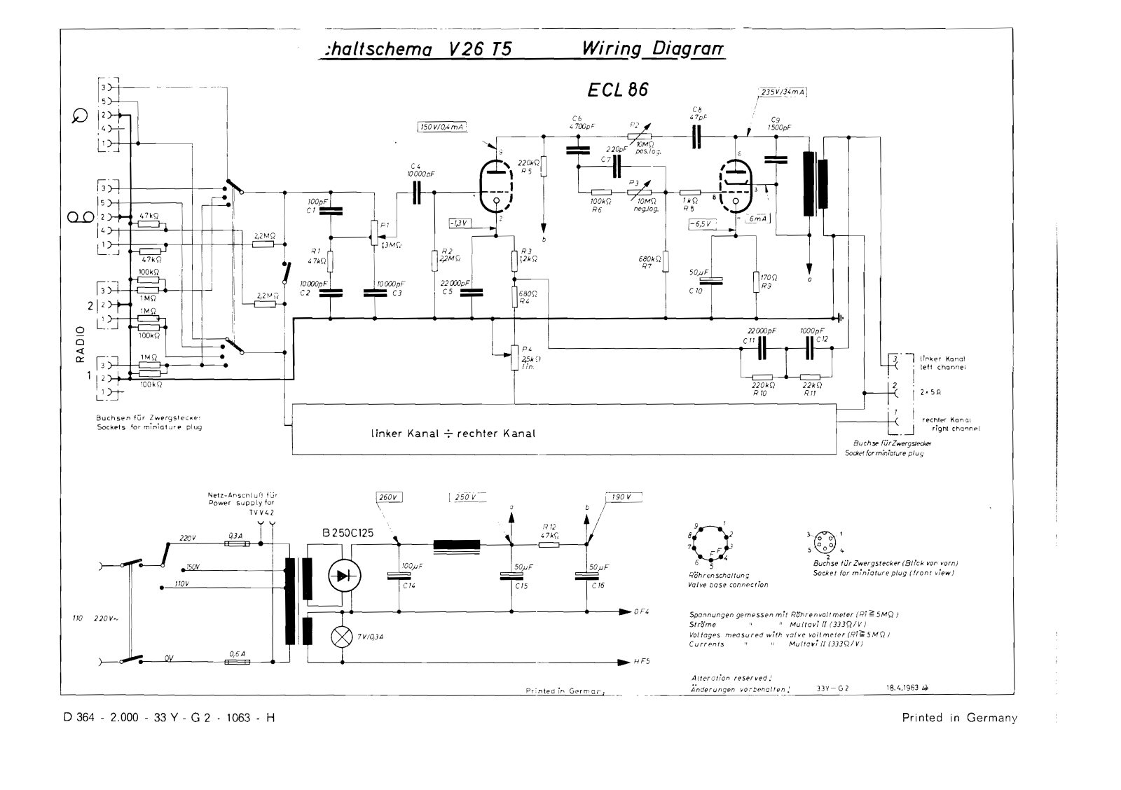 Dual V-26-T-5 Schematic