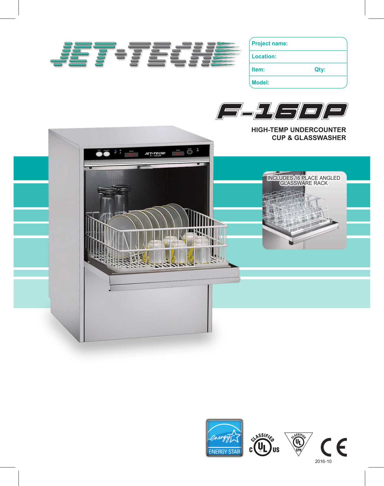 Jet-Tech F16DP Specifications