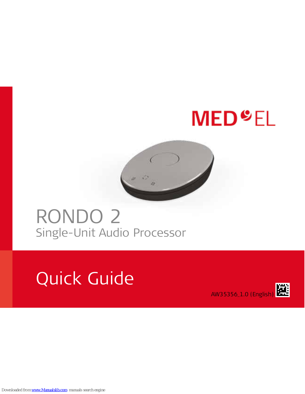 MED-EL RONDO 2 Quick Manual - ManualMachine.com