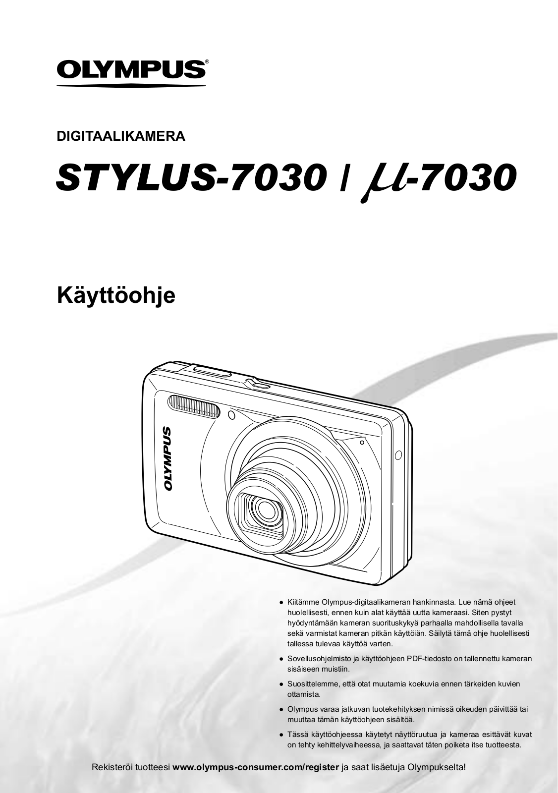 OLYMPUS m-7030 User Manual