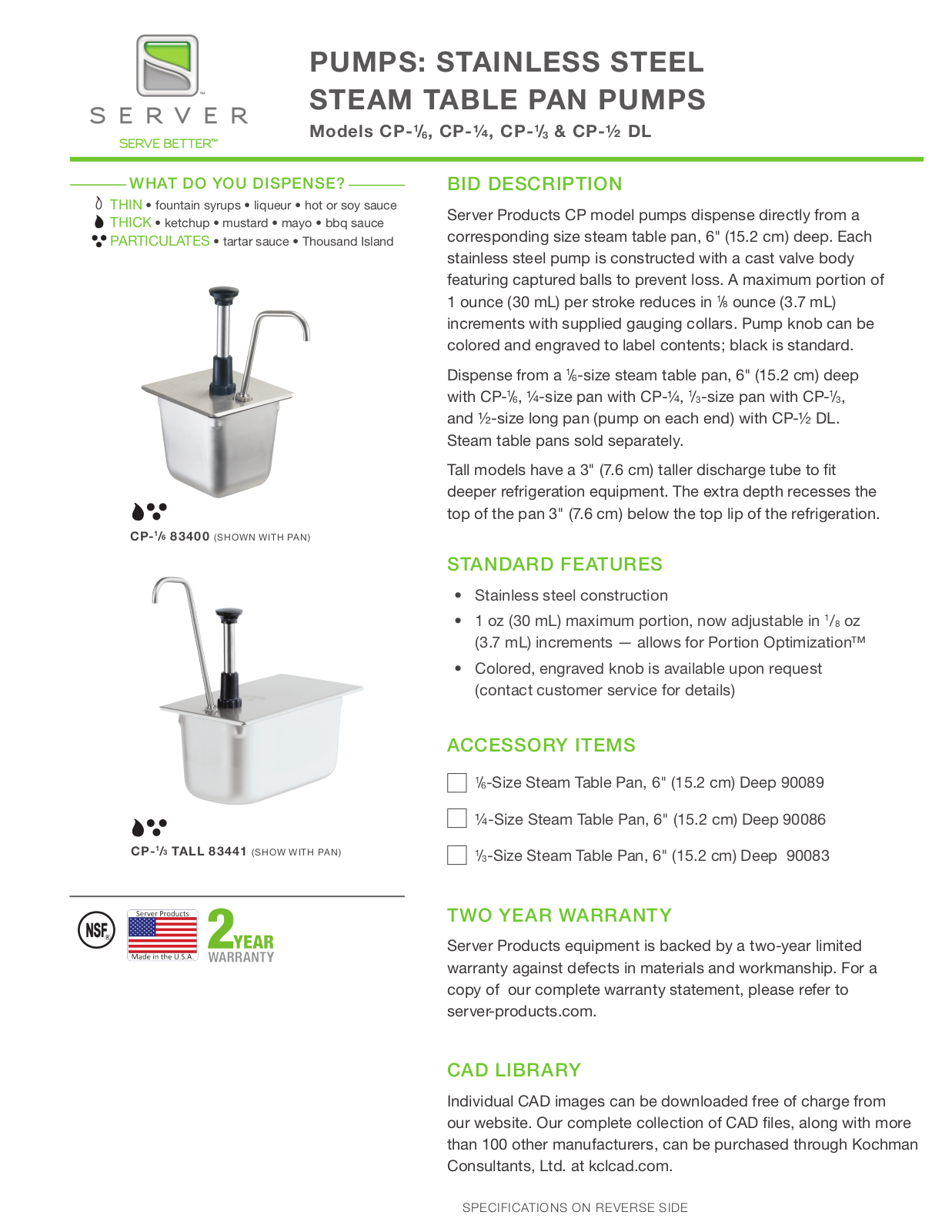 Server Products CP-1-3 User Manual