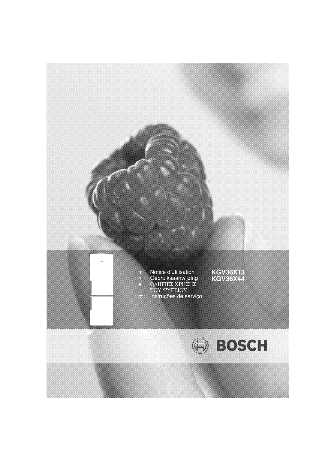 BOSCH KGV36X13 User Manual