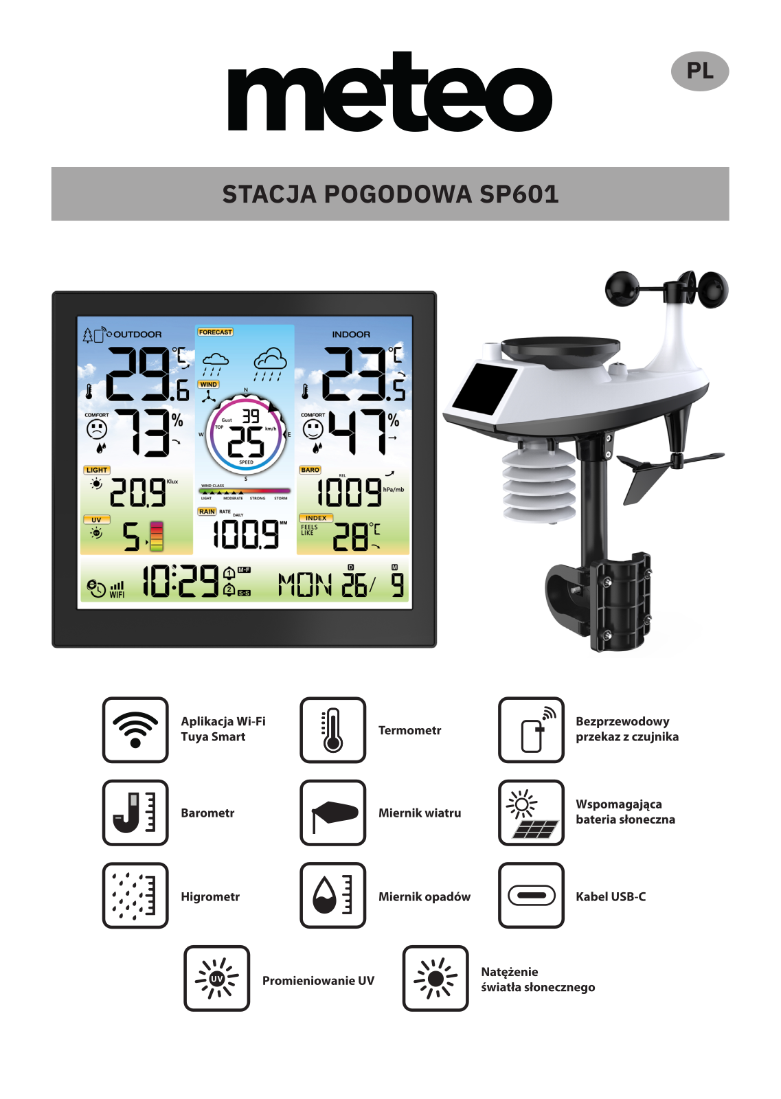 METEO SP601 User guide - ManualMachine.com