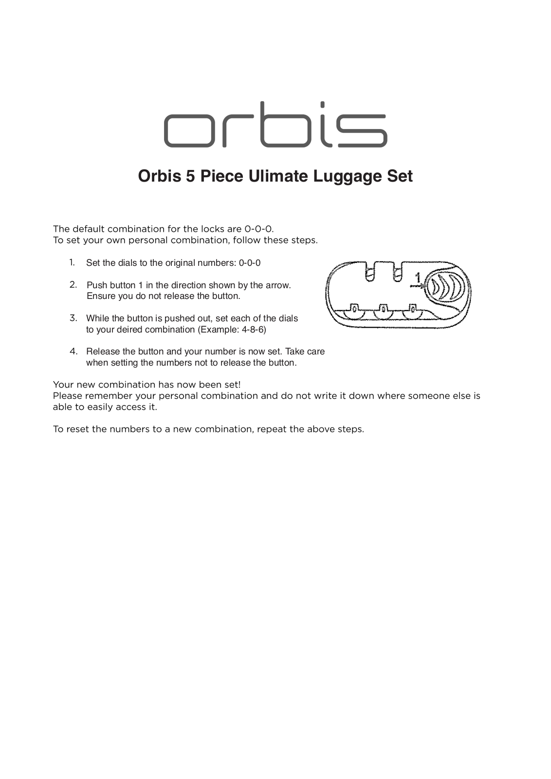 Orbis ORLUG5STRDA, ORLUG5STBKA User Manual - ManualMachine.com