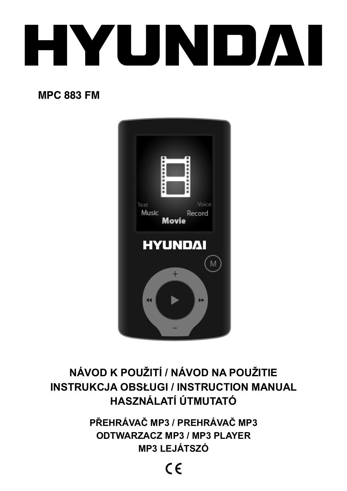 Hyundai MPC 883 FM, MPC 883 FM, MPC 883 GB4 FM B User Manual