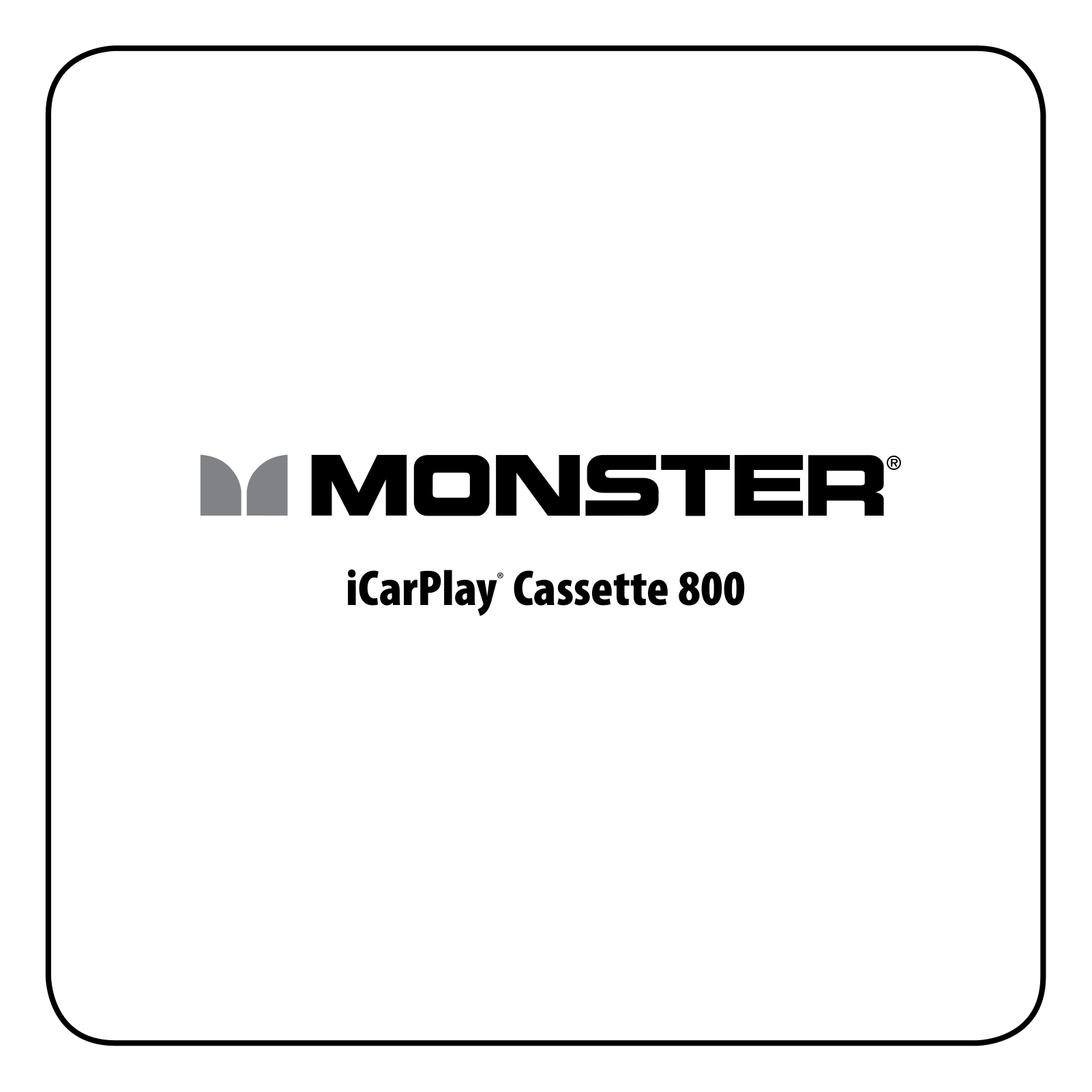 Monster iCarPlay Cassette 800 User Manual