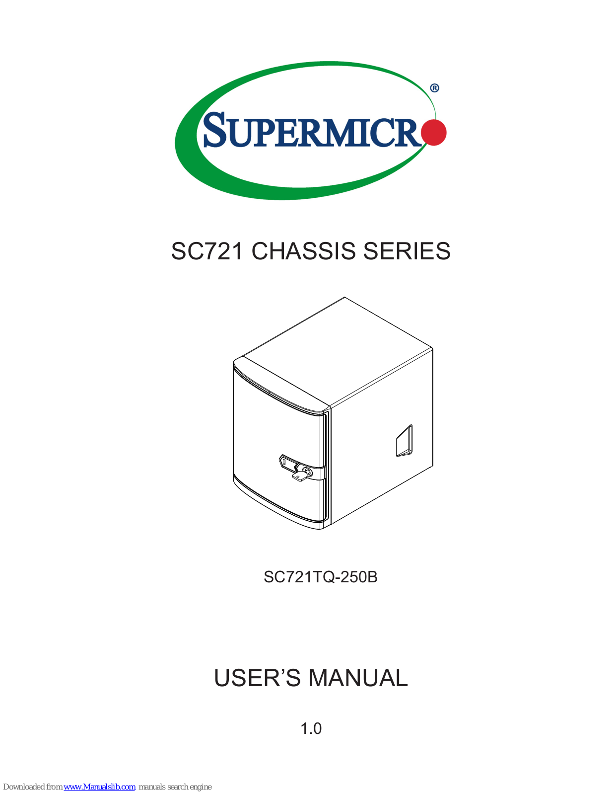 Supermicro SC721TQ-250B User Manual