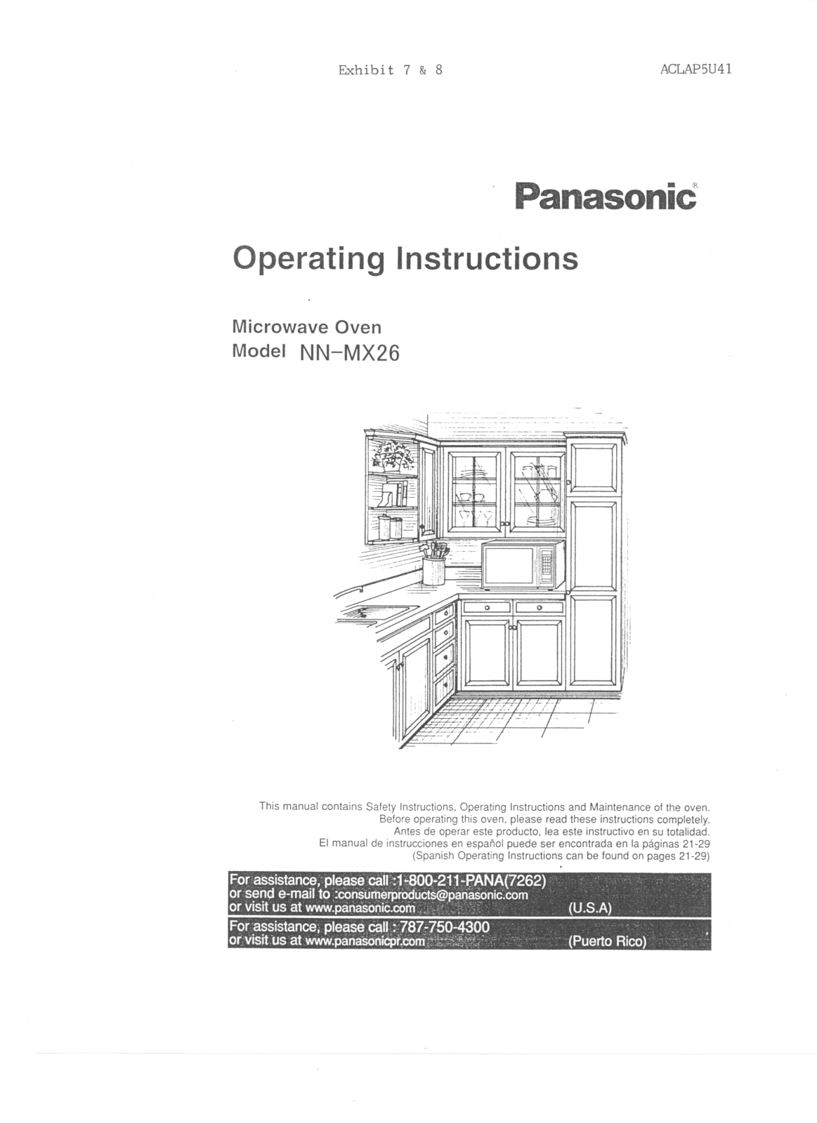 Panasonic AP5U41 Users Manual