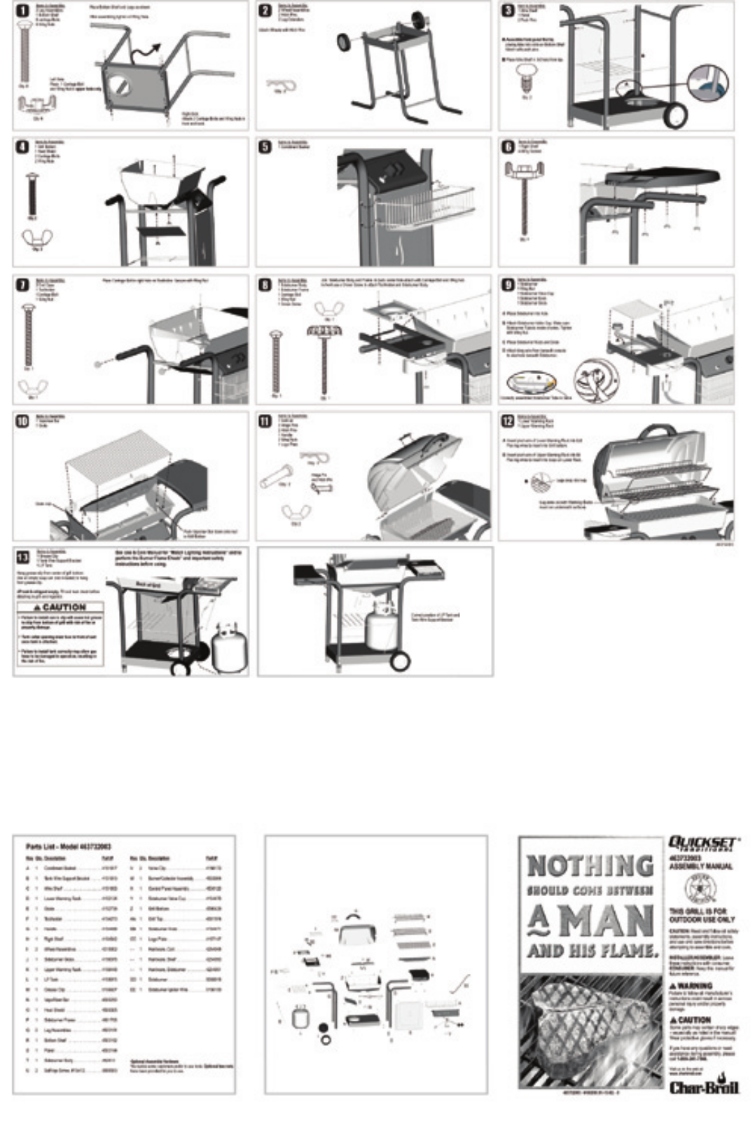 Charbroil 463732003 Owner's Manual