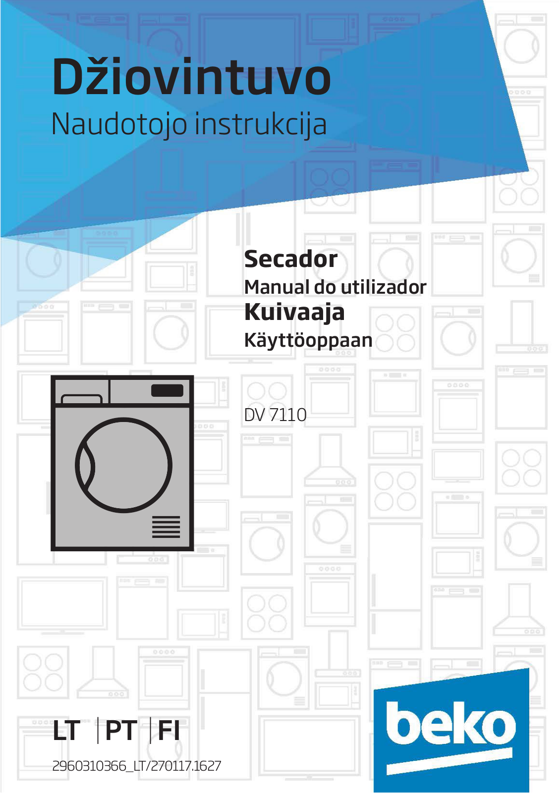 Beko DV 7110 User manual