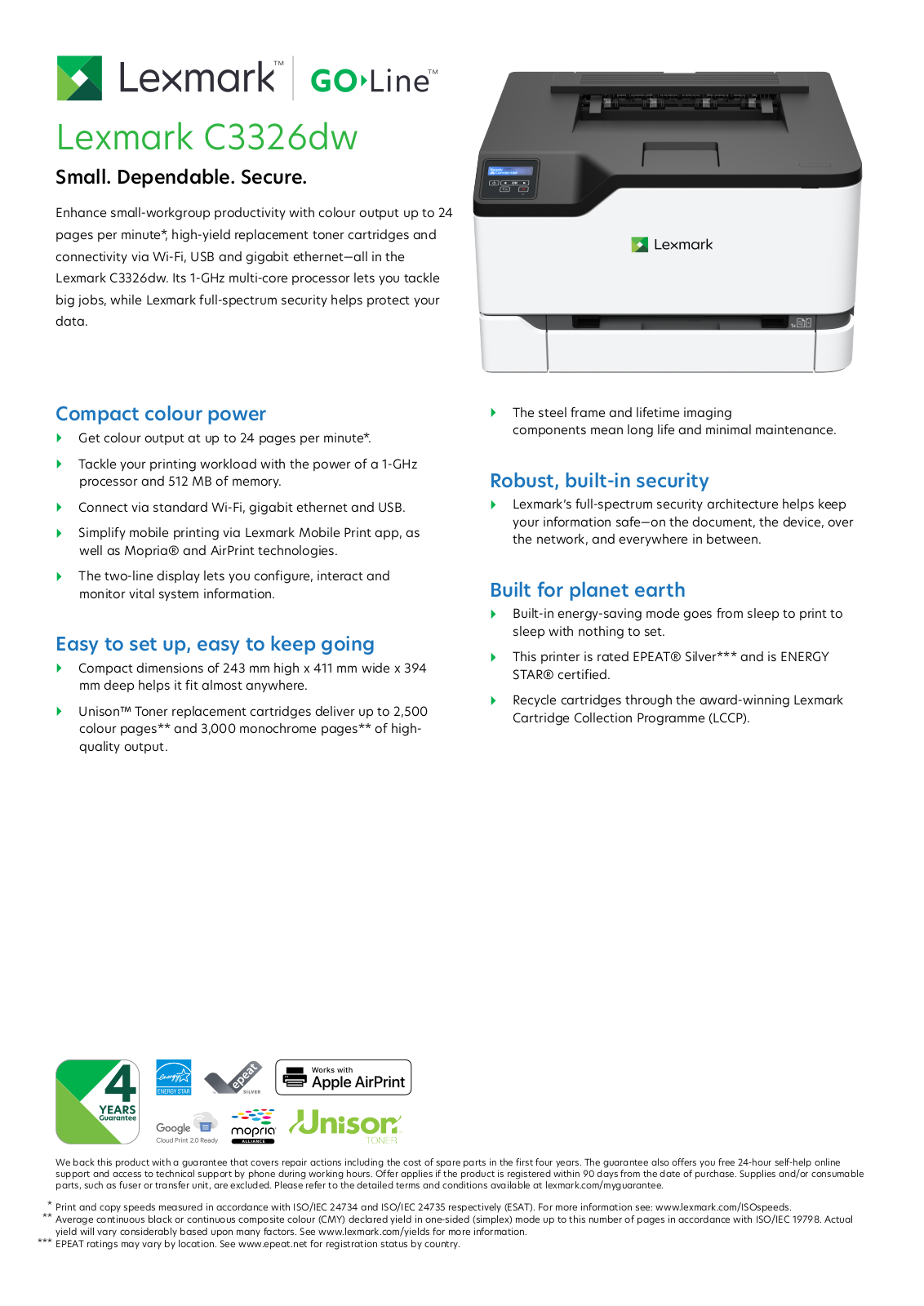 Lexmark 40N9113 Brochure