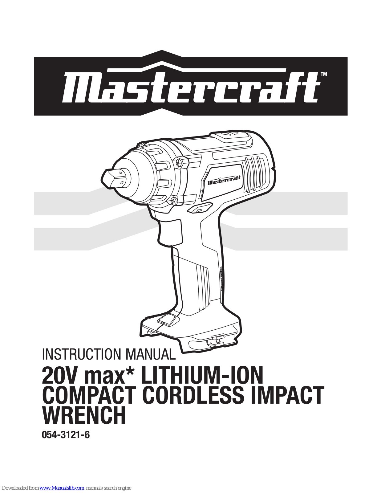 MasterCraft 054-3121-6 Instruction Manual