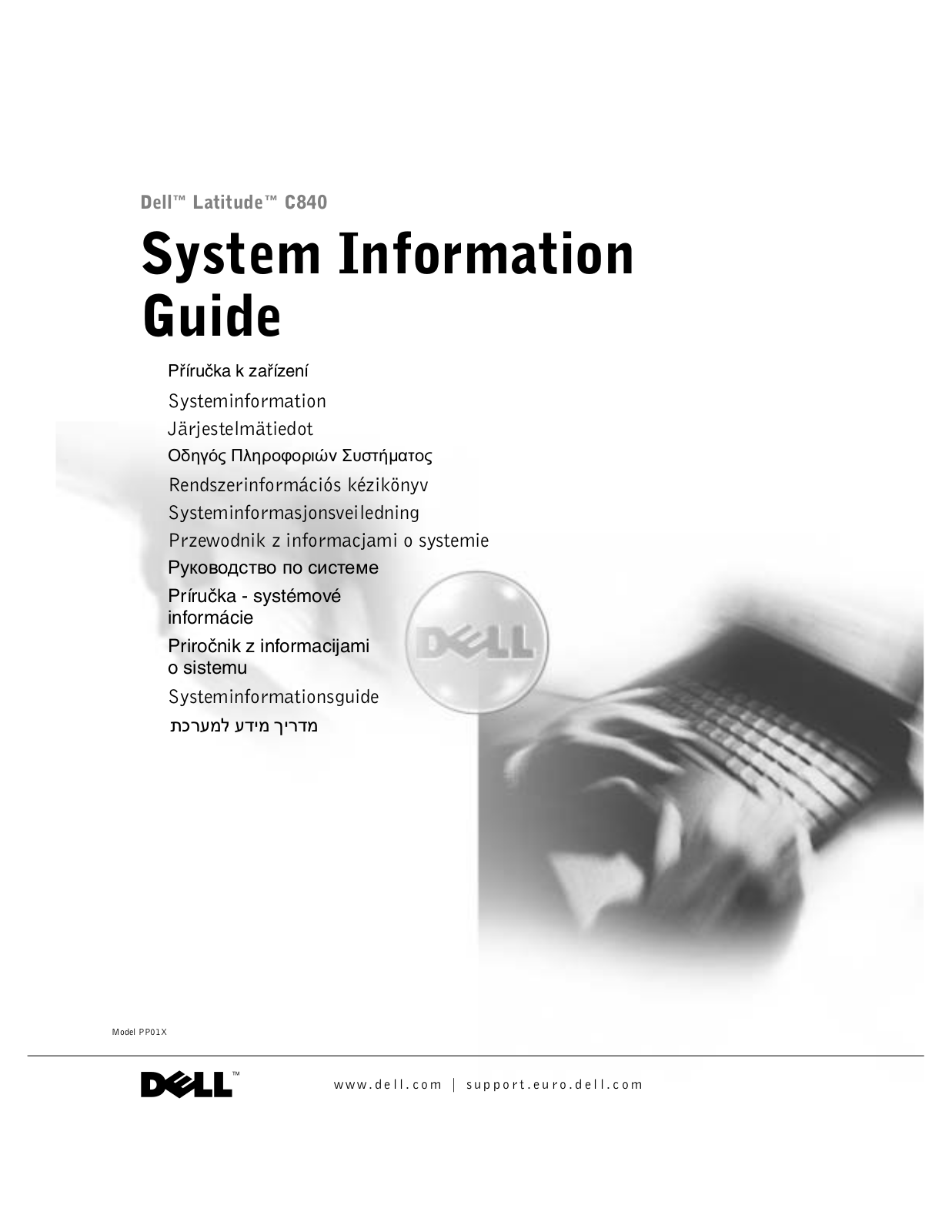 Dell LATITUDE C840 User Manual